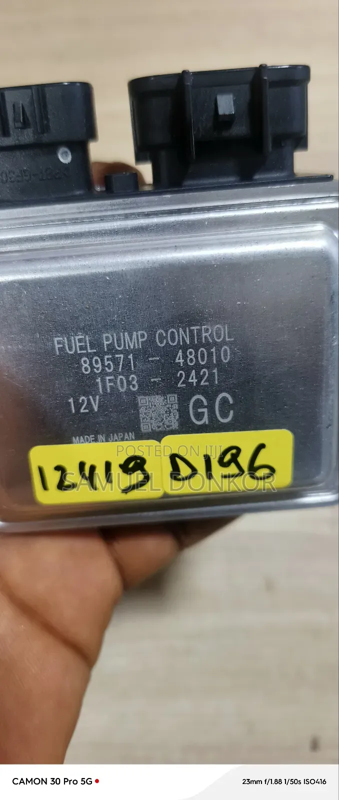 Toyota Rav4 Fuel Pump Module 89571-48010