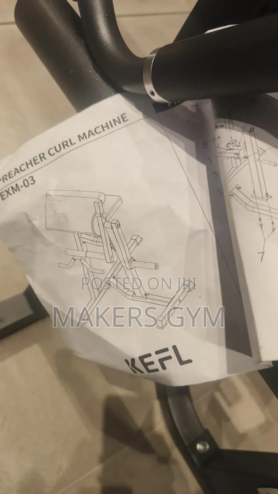 Preacher/Biceps/Triceps Curl Machine