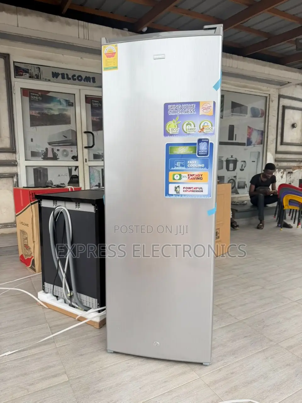 High Quality Standing Freezer Single Door 242l Nasd1-33
