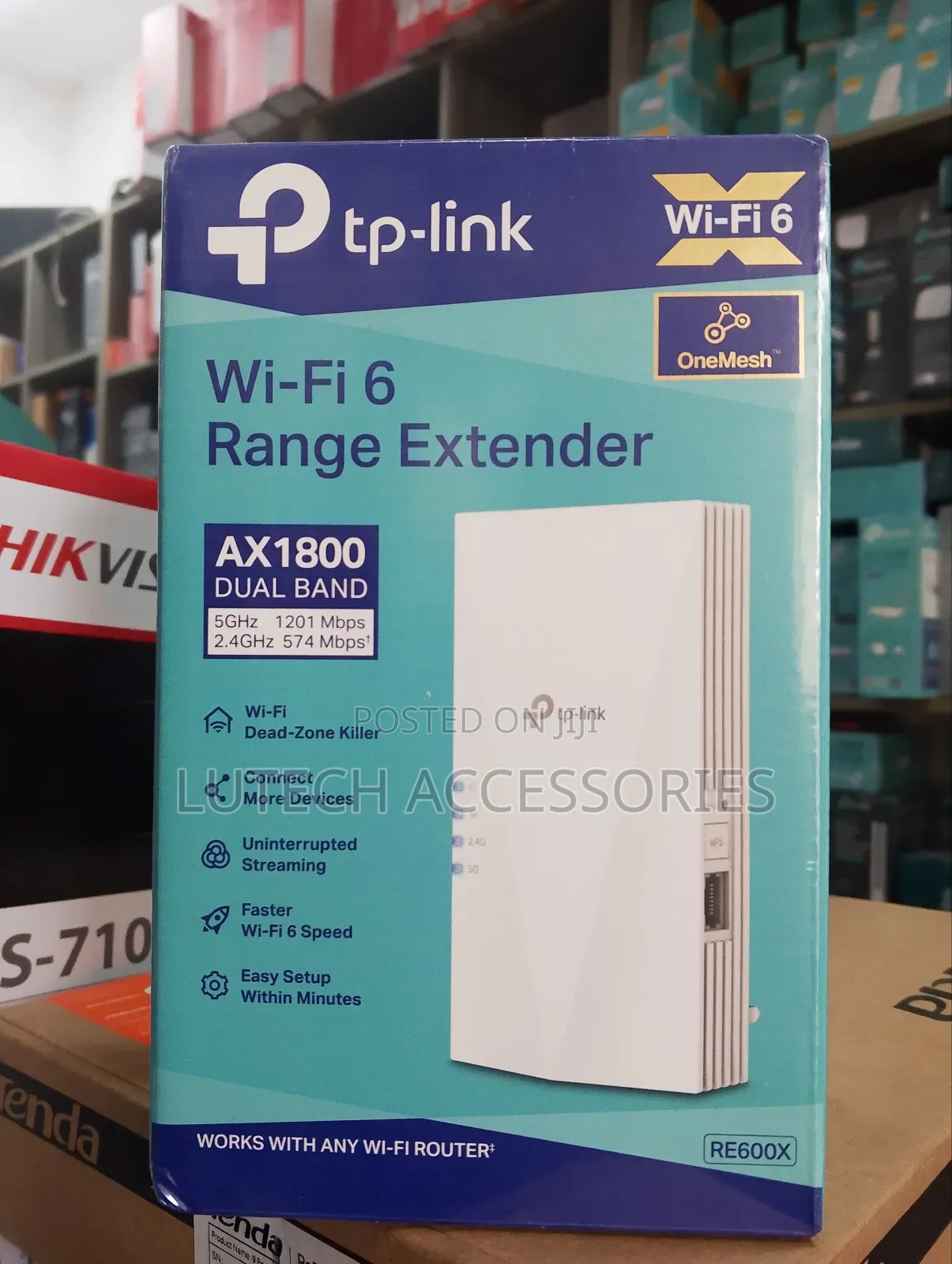 To Ink Wifi 6 Range Extender Ax1800 Dual Band (Re600x)
