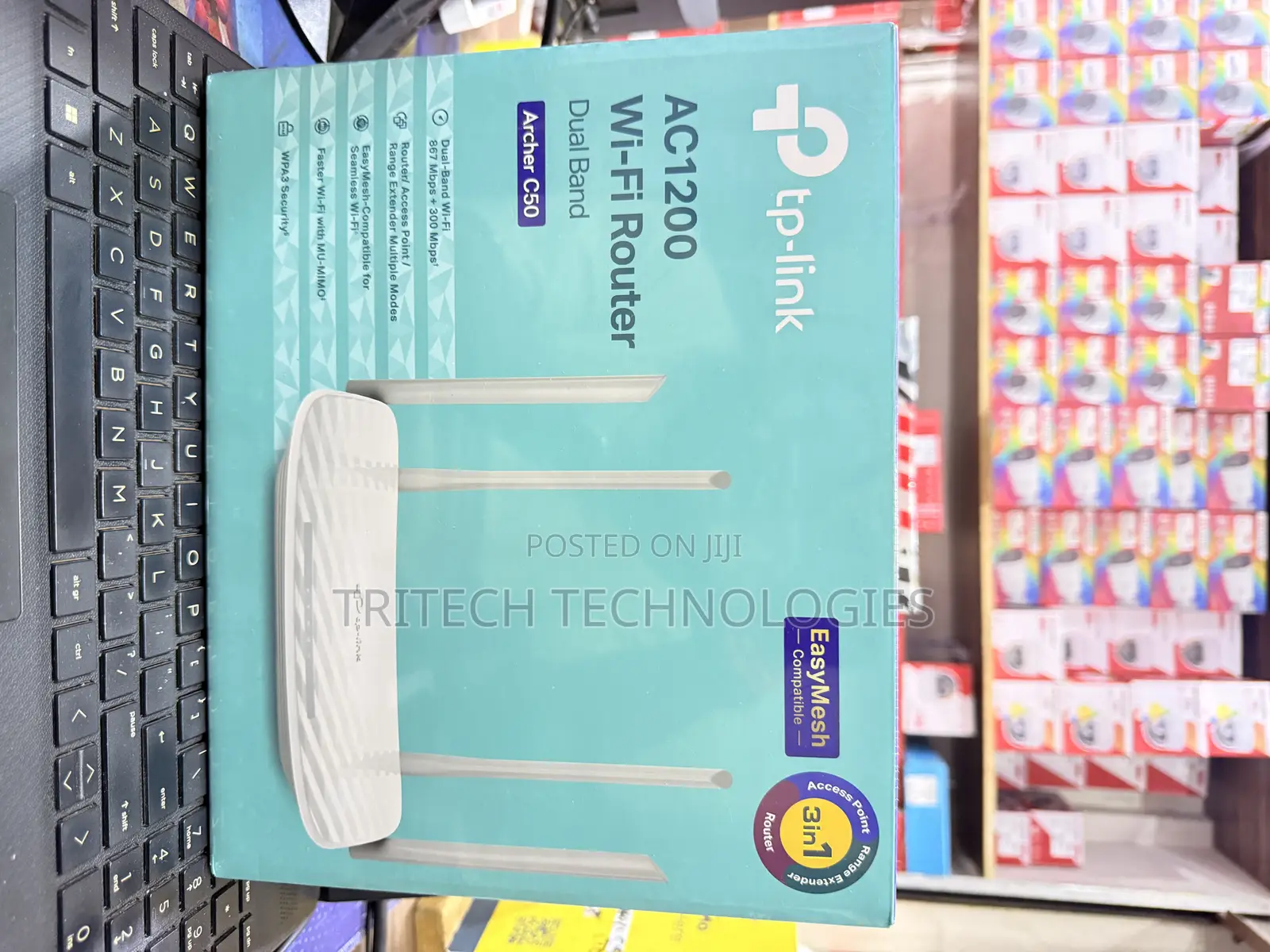 Tp-Link Archer C50 Dual Band Wifi Router Ac1200