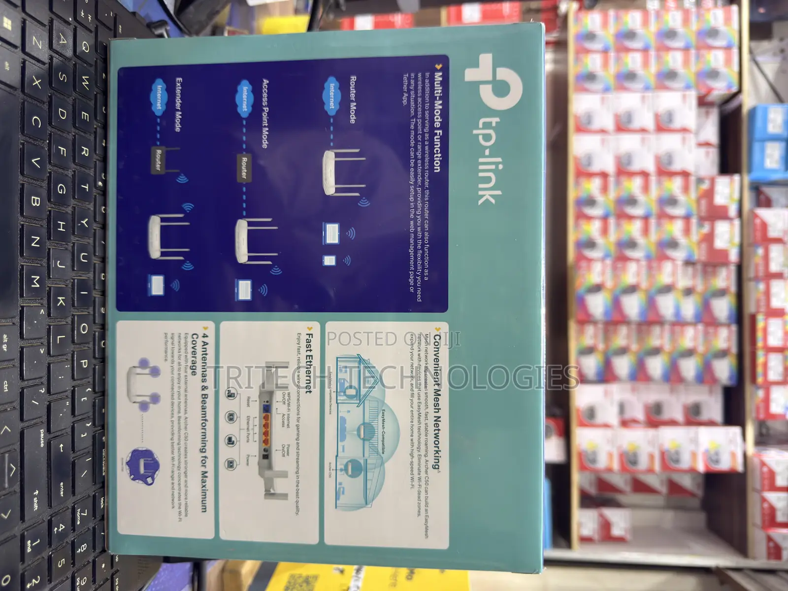 Tp-Link Archer C50 Dual Band Wifi Router Ac1200