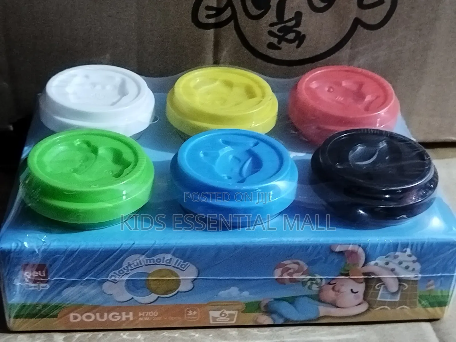6 Pieces Deli Play Clay. Dough for Kids