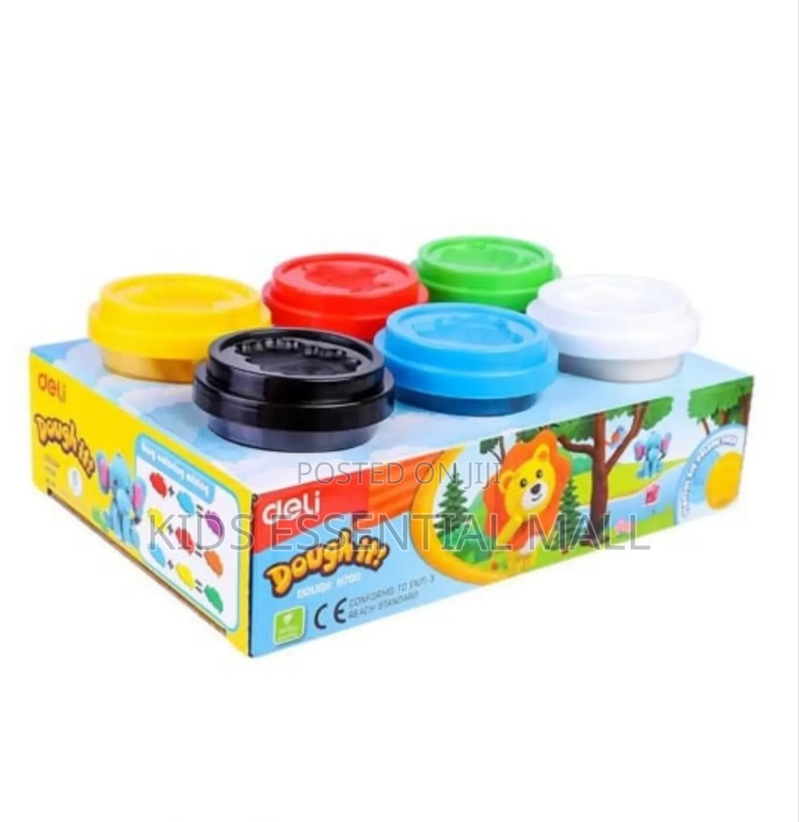 6 Pieces Deli Play Clay. Dough for Kids