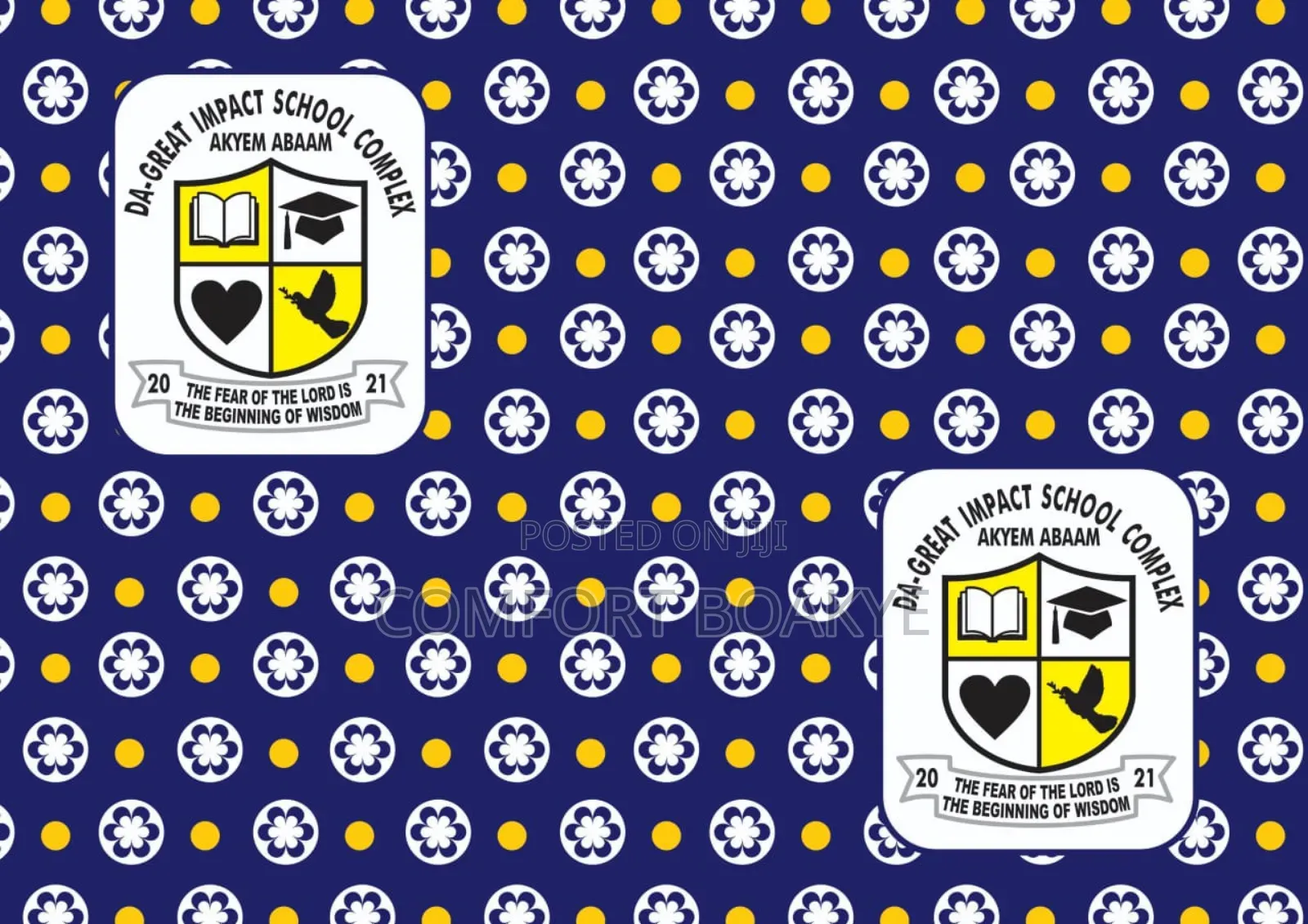 School Cloth Print