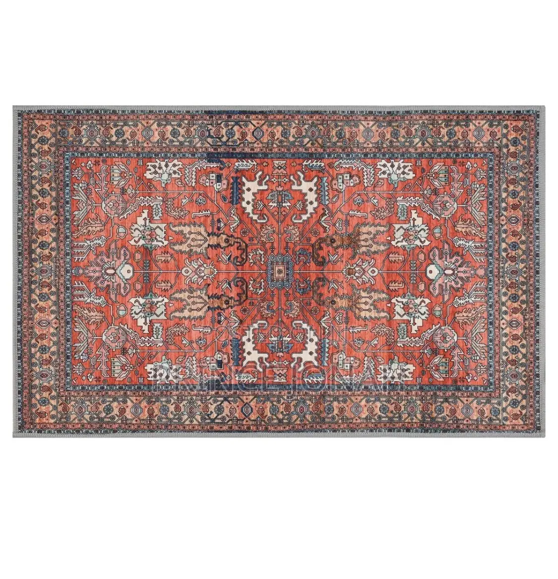 Hrzeem Indoor Door Mat 50 X 80 Cm, Retro Entryway Rug Front Door Mat