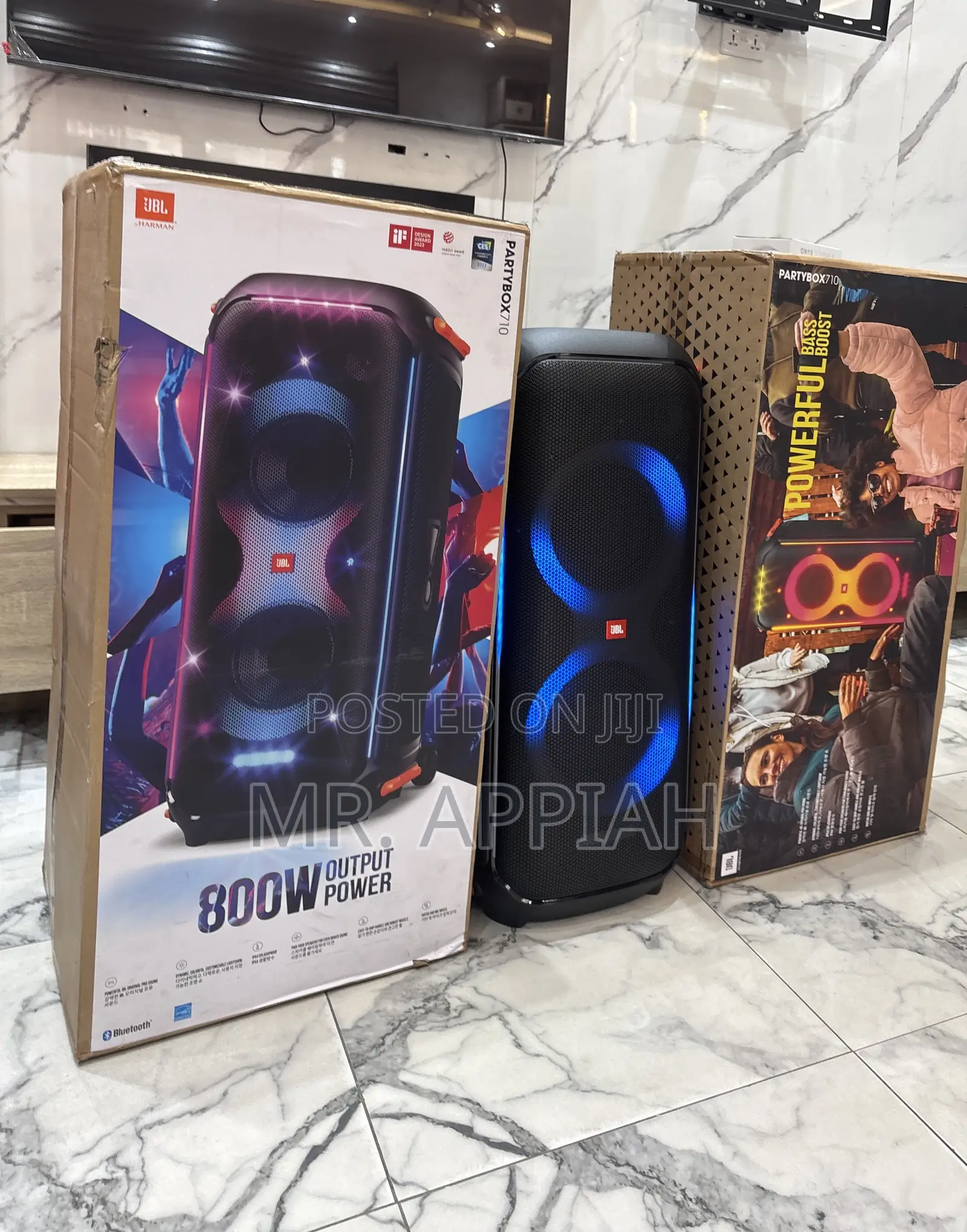 Classic JBL Party Box 710 Wireless Bluetooth Speaker(Black)2023 Model