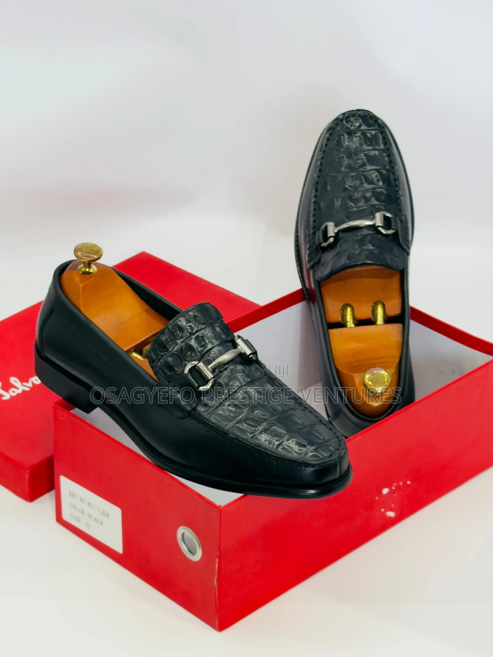 Premium Leather Louboutin Shoe Black