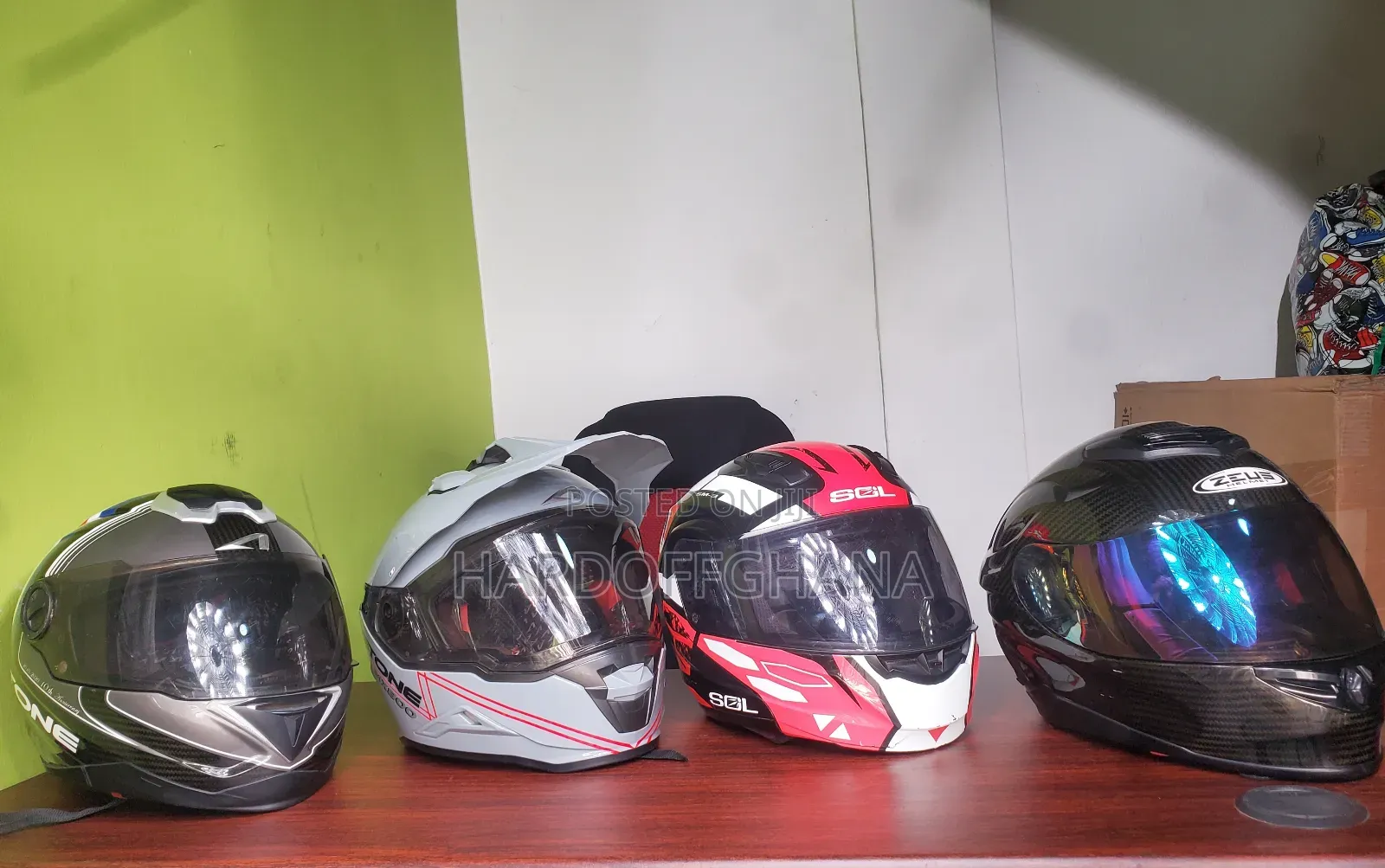 Abs Carbon Fibre With Bluetooth Helmet