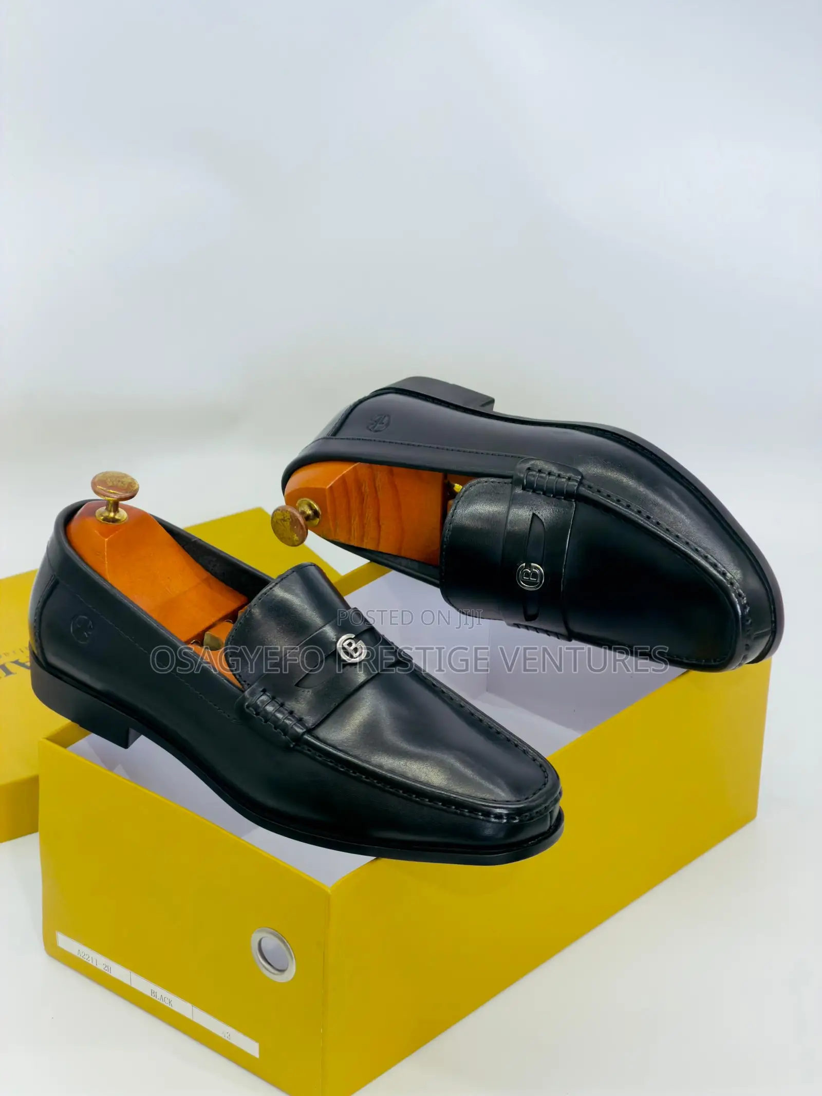 Premium Leather Butteri Shoe Black