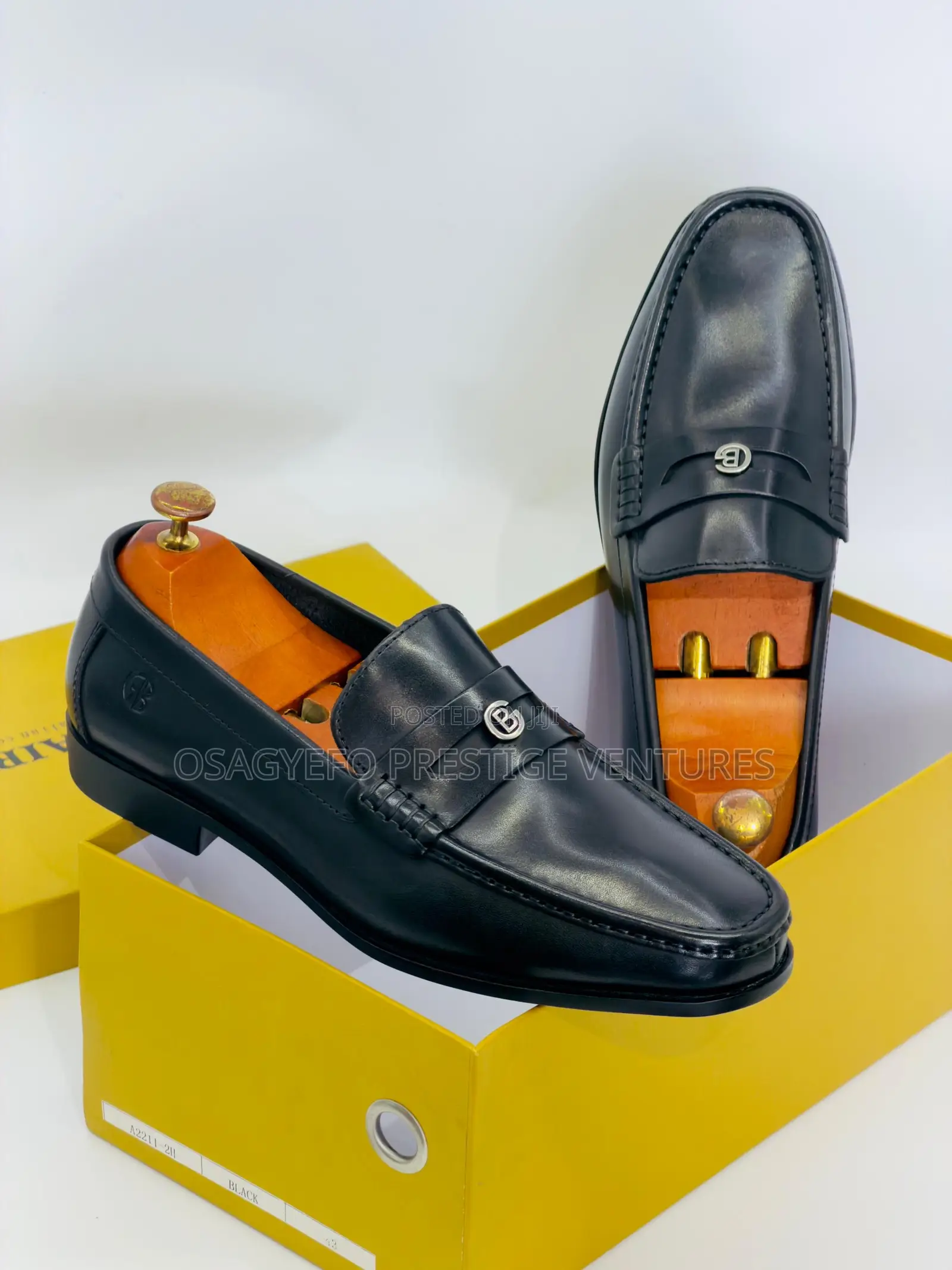 Premium Leather Butteri Shoe Black