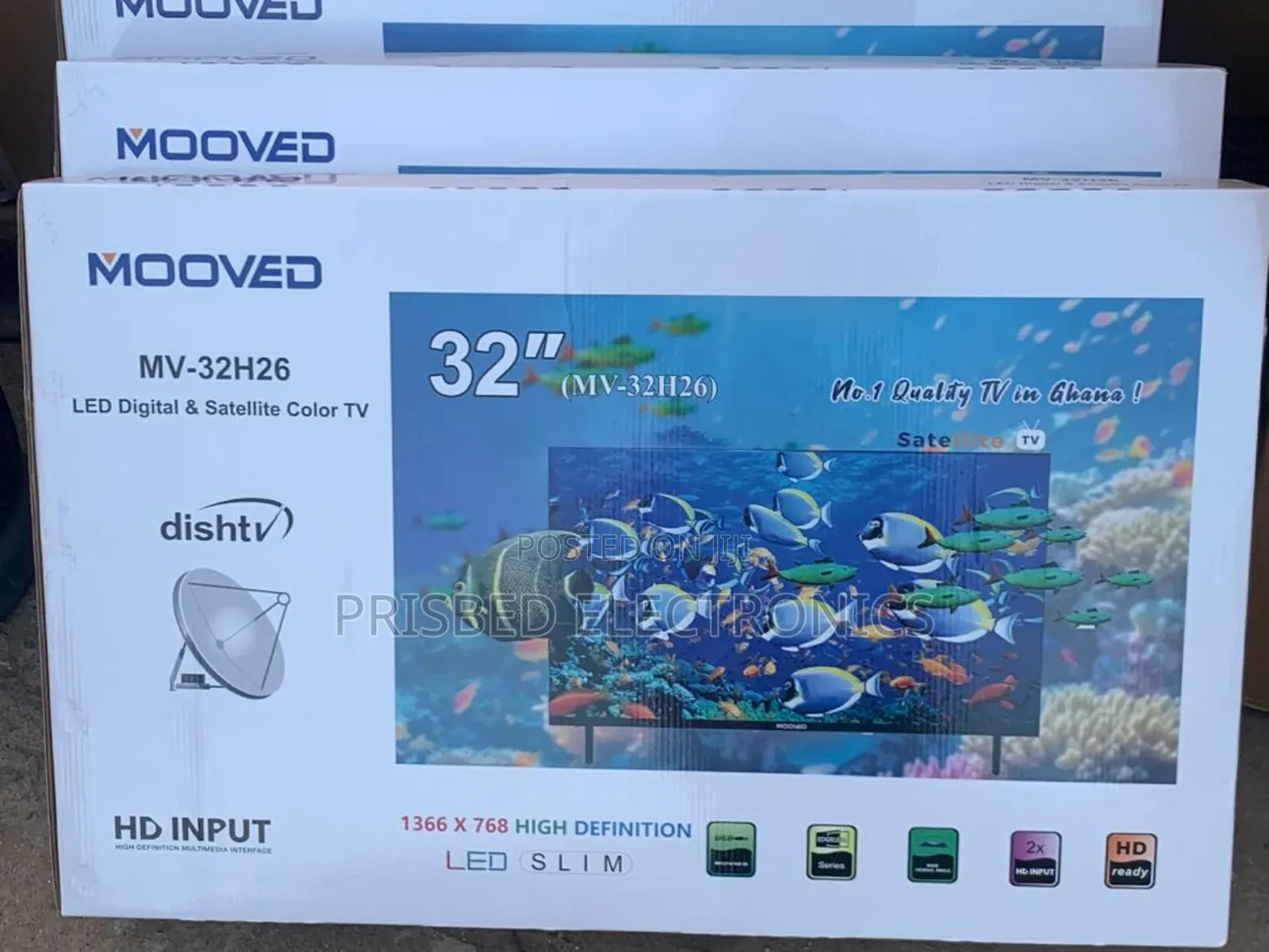 Mooved 32" Led Tv Fully Digital Satellite