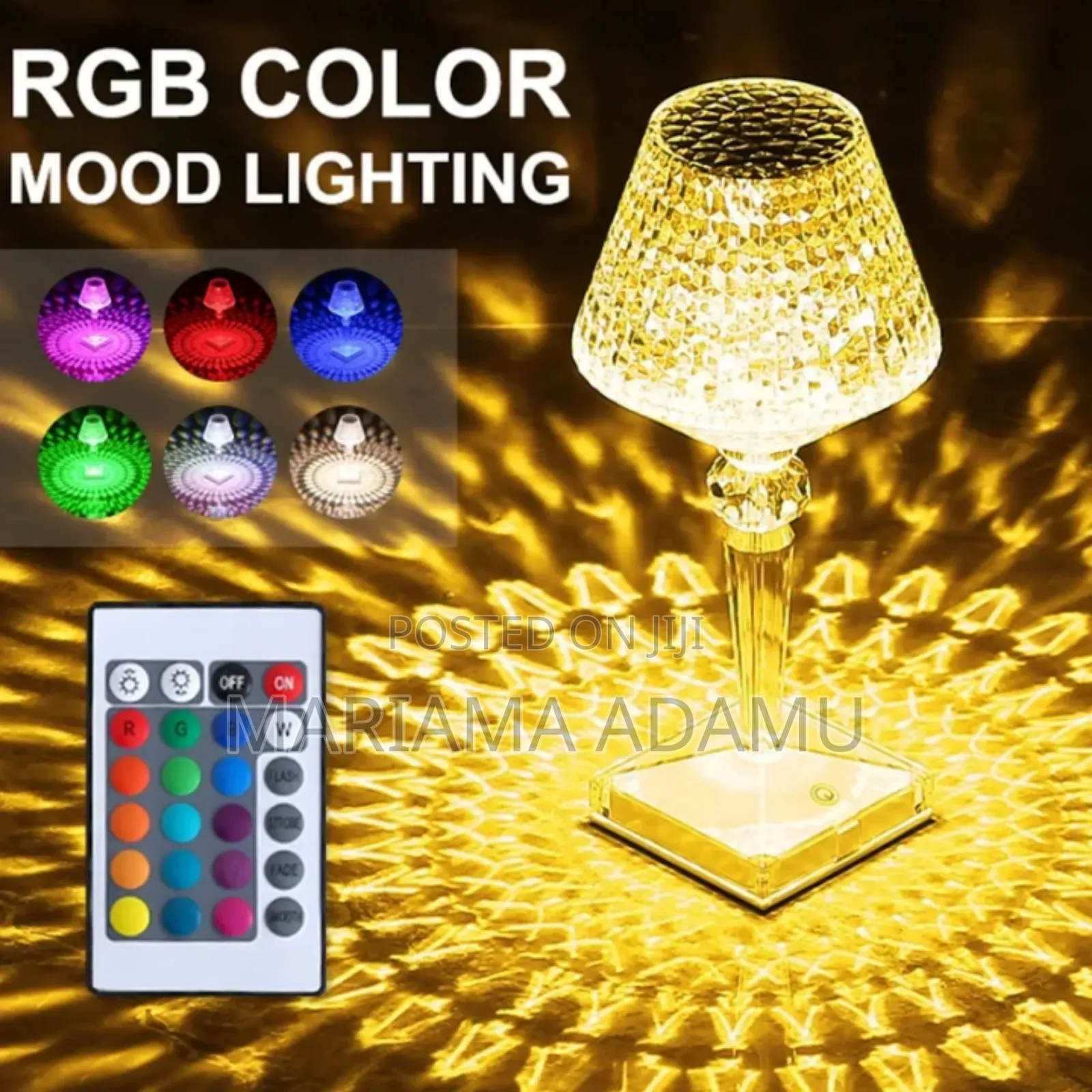 Colorful Rechargeable Lamp