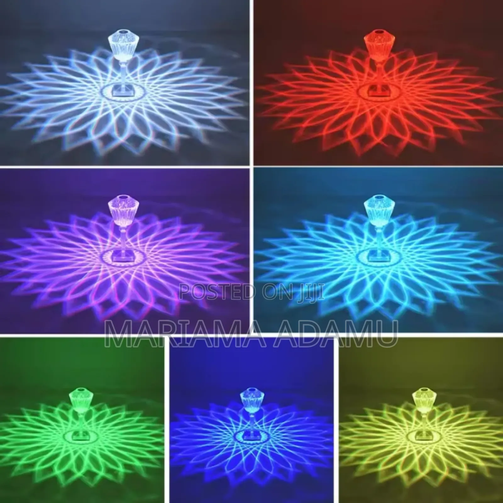 Rechargeable Colored Lamp
