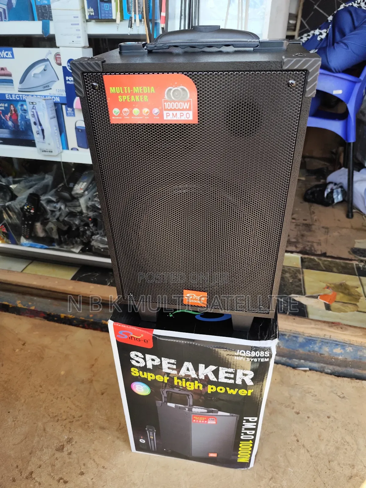 Portable High Power Bluetooth Subwoofer With 1 Microphone
