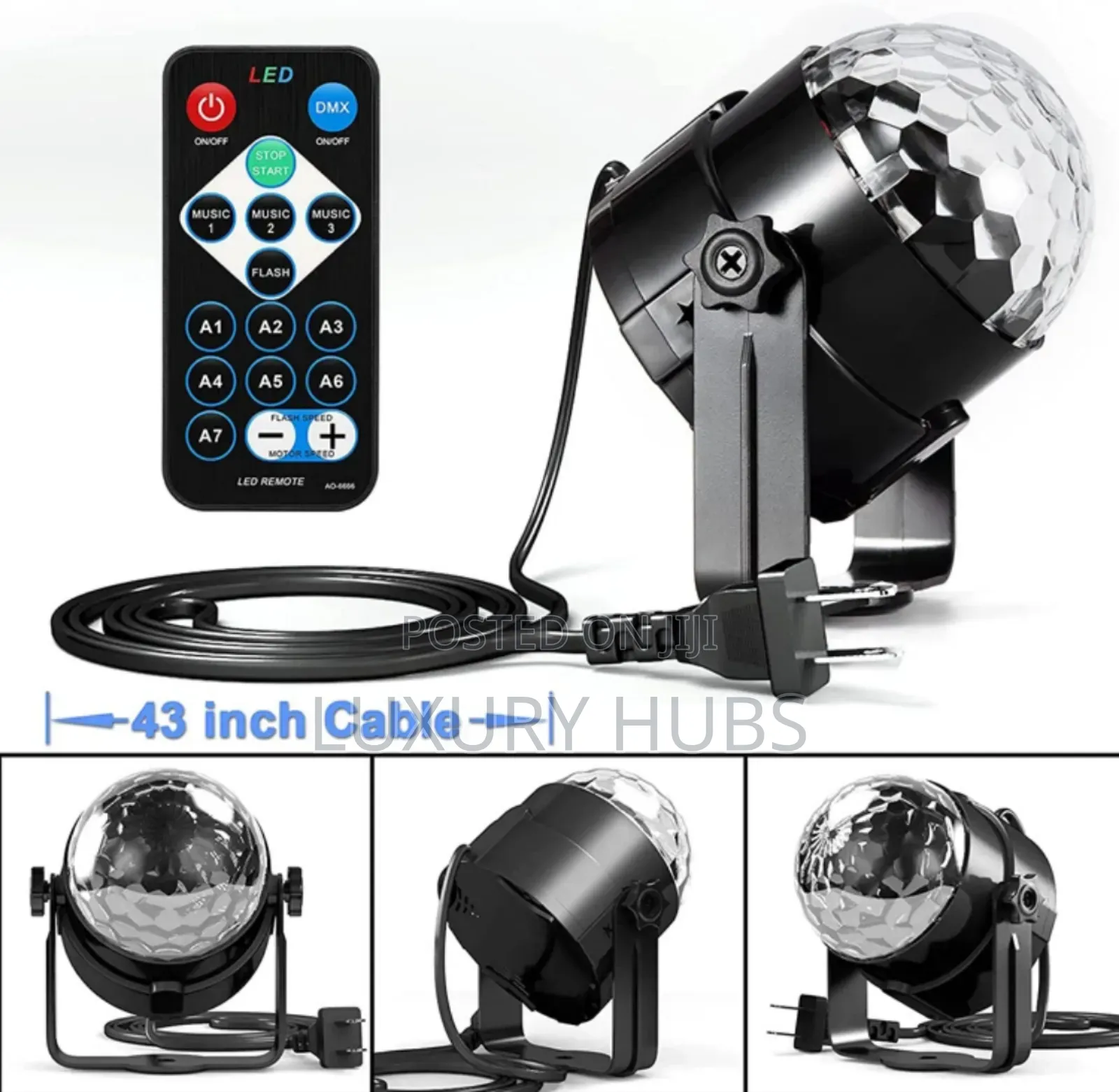 RGB Sound Activated Stage Light