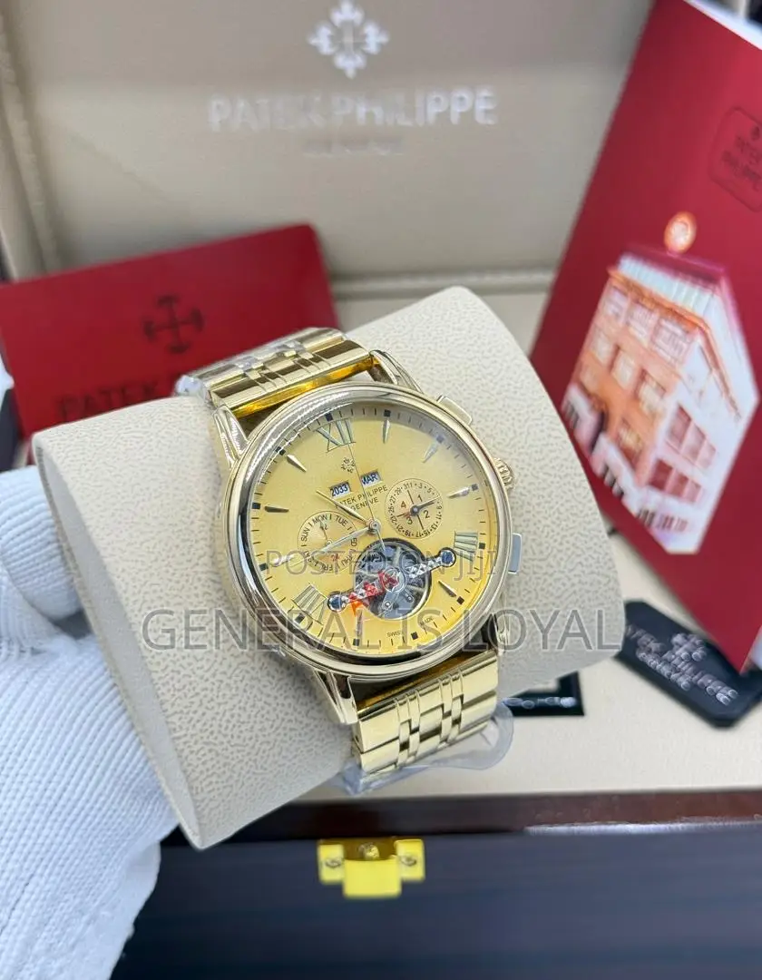 Patek Philippe Gold Automatic Stainless Mens Watch