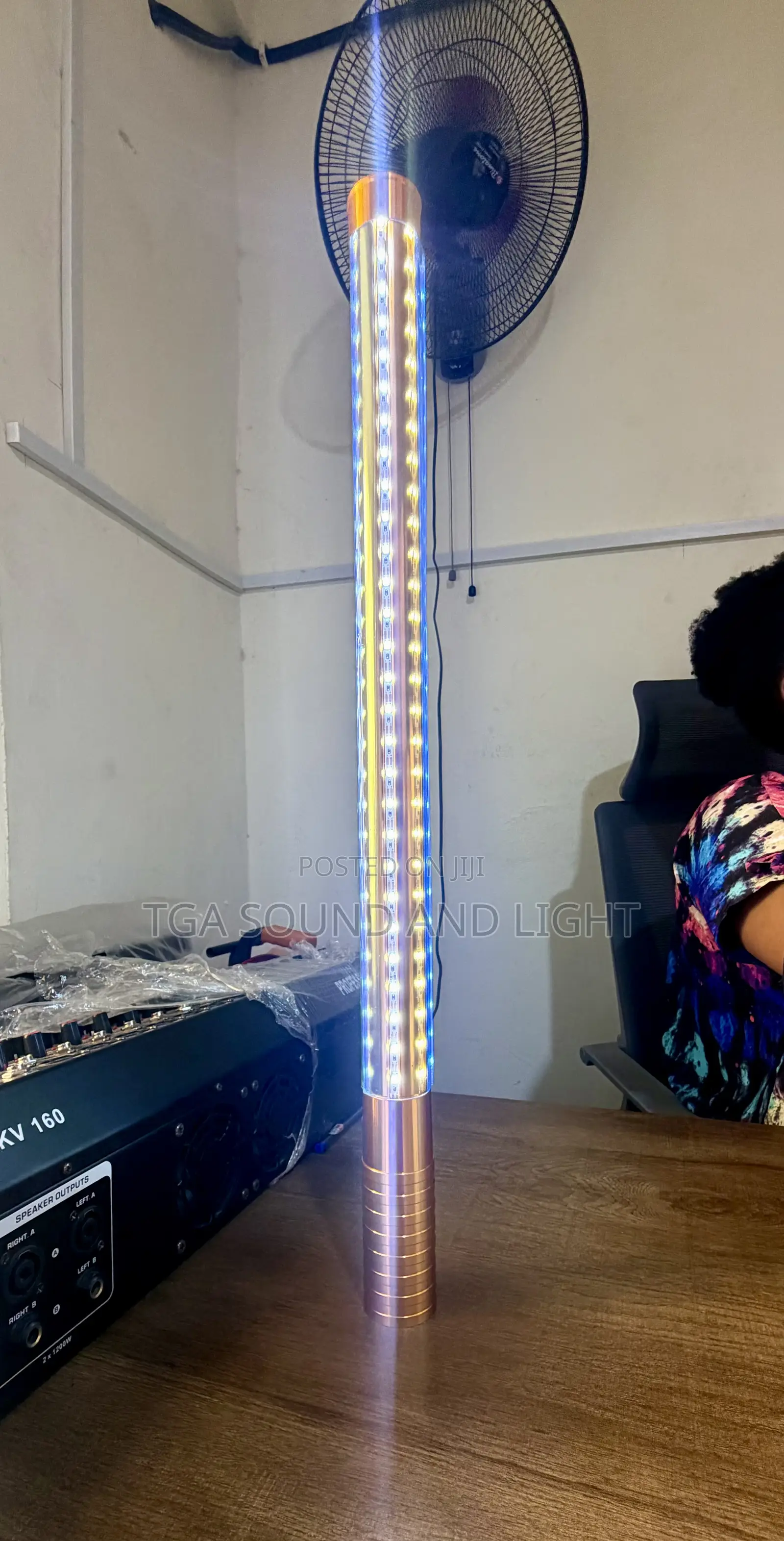 60cm Led Strobe Champagne Baton(Gold)