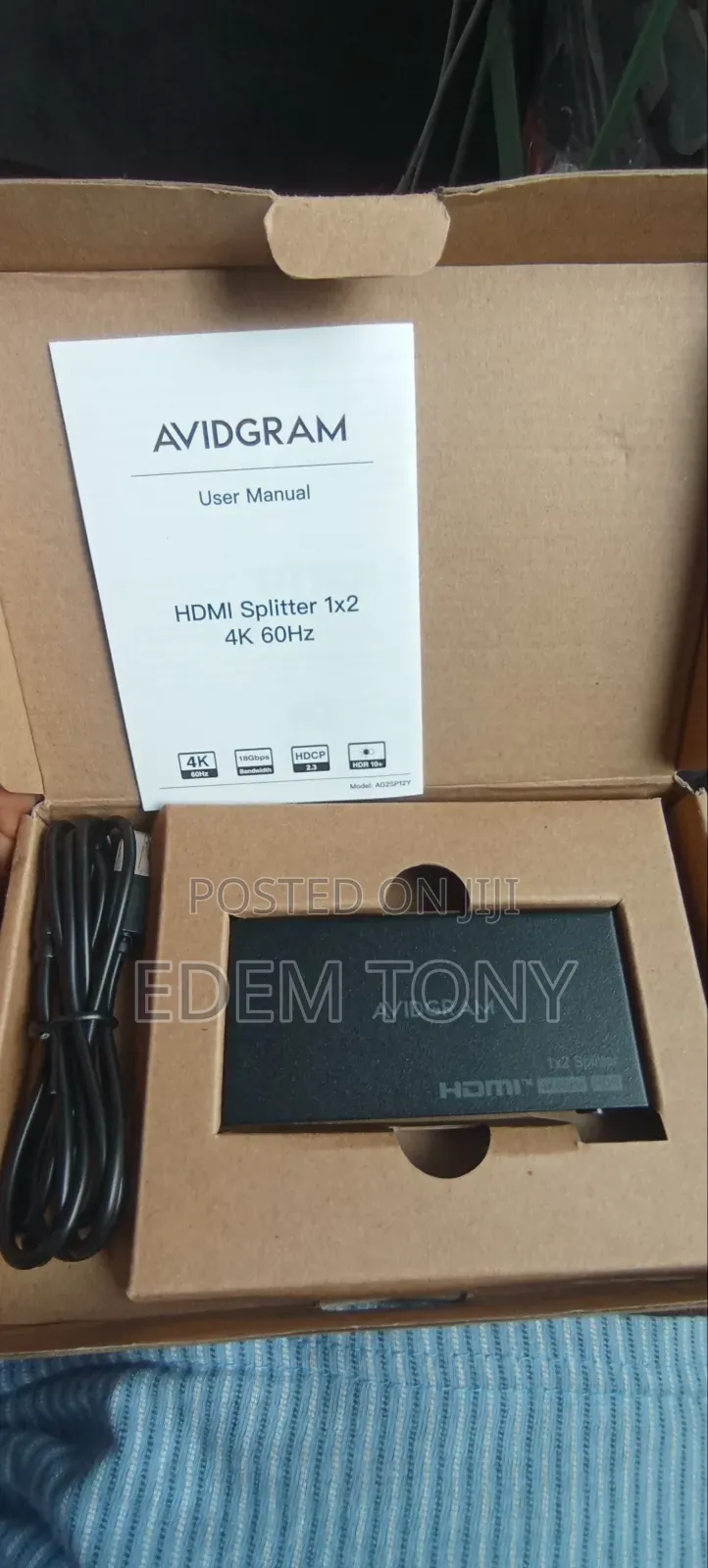 Avidgram 3port Hdmi Splitter 1x2