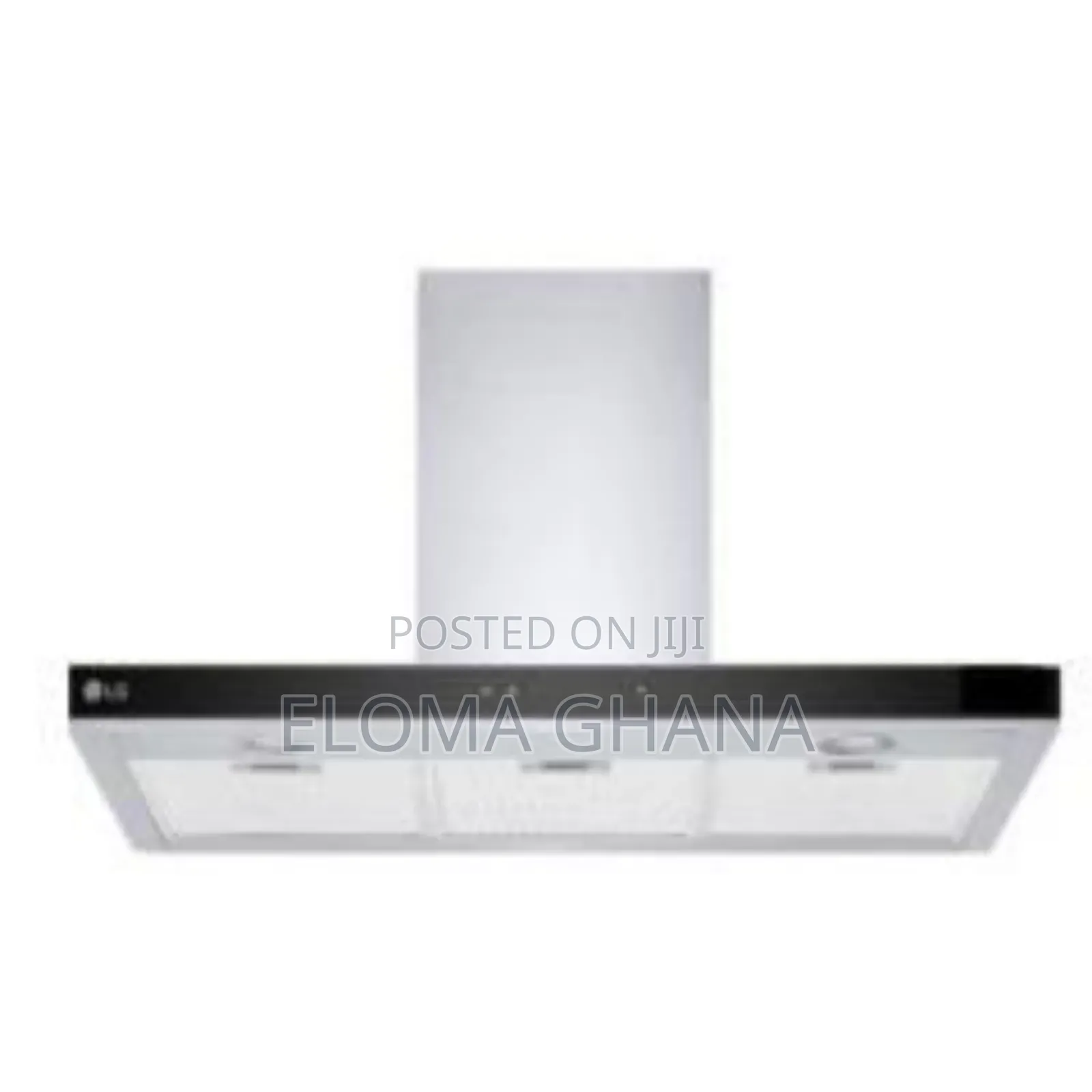 Black Glass Finish Lg 90 Cm Built-in T-shape Wall Mount Chimney Hood.