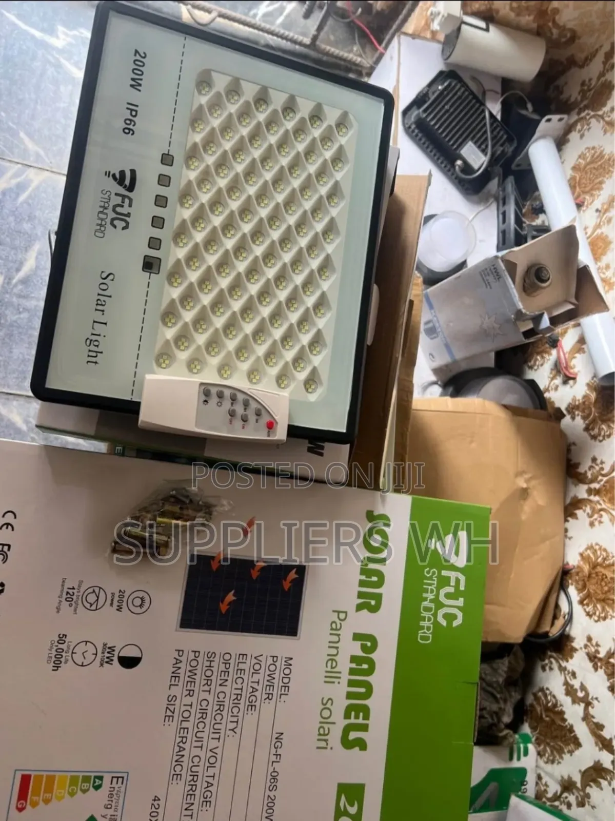 Durable Original Solar Panel Floodlight Streetlight Flood Light Street