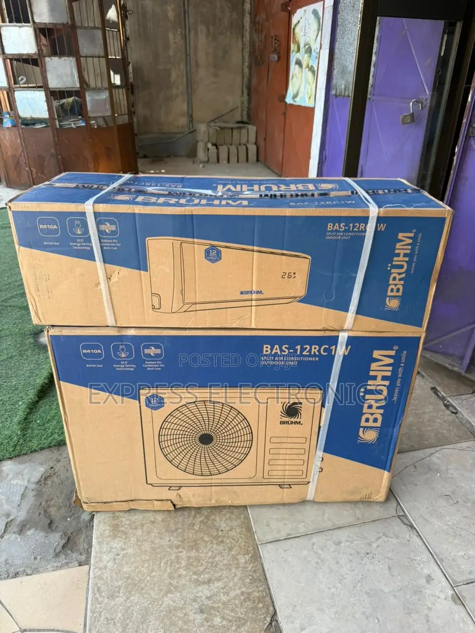 Spectacular Performance Bruhm 1.5hp Split R410 Gas Air Conditioner