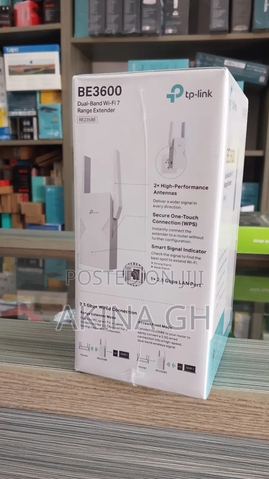 Tp Link Wi-Fi 7 Be3600 Dual Band Range Extender (Re235be)