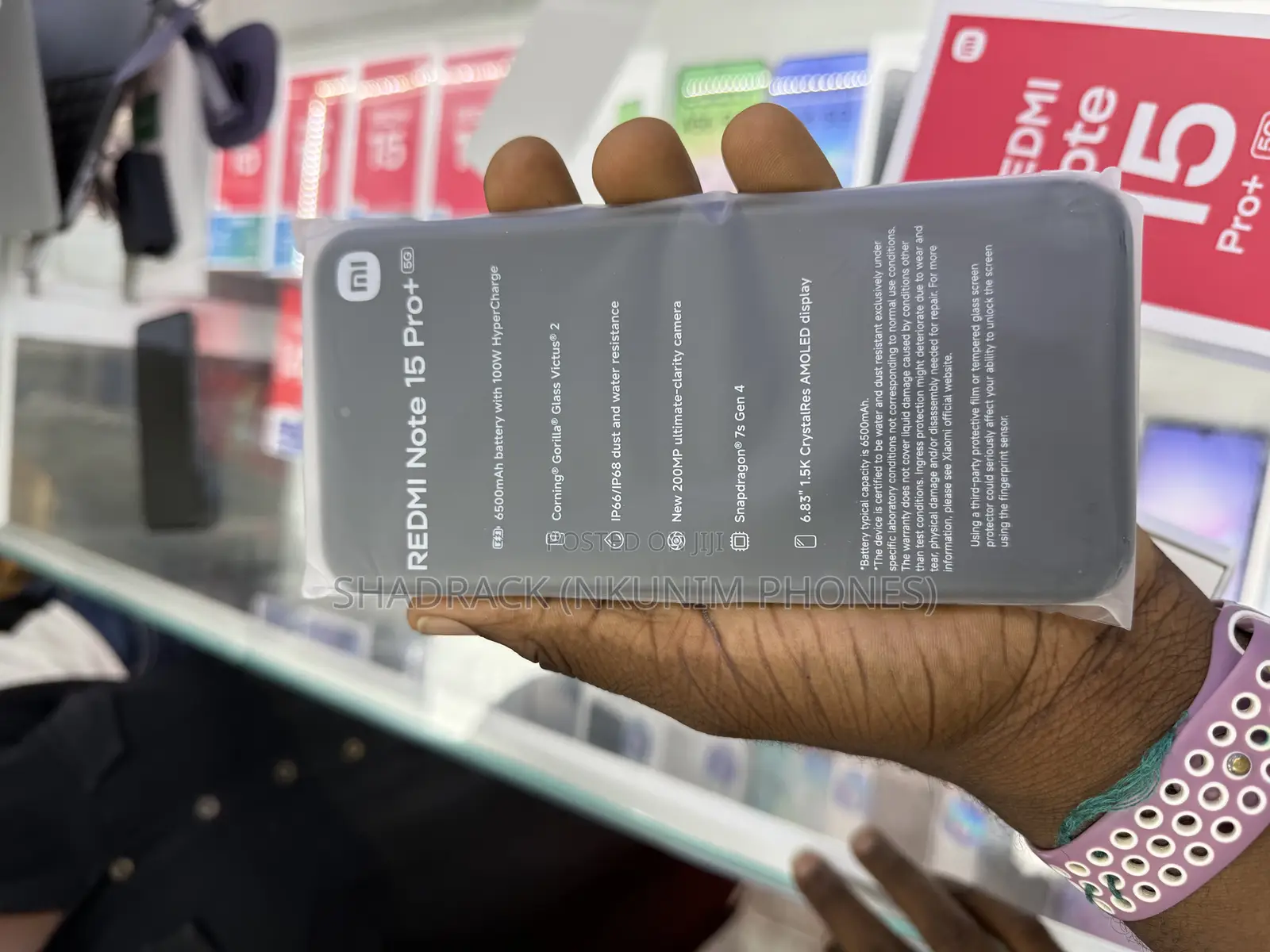 New Xiaomi Redmi Note 15 Pro+ 256 GB Black