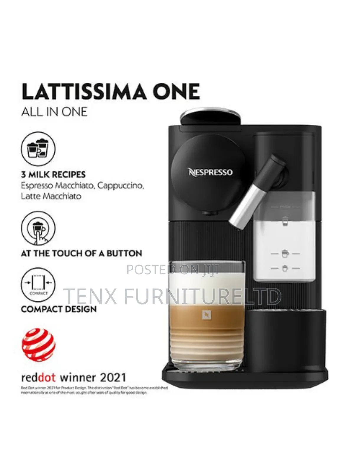 Coffee Machine (Nespresso) Black
