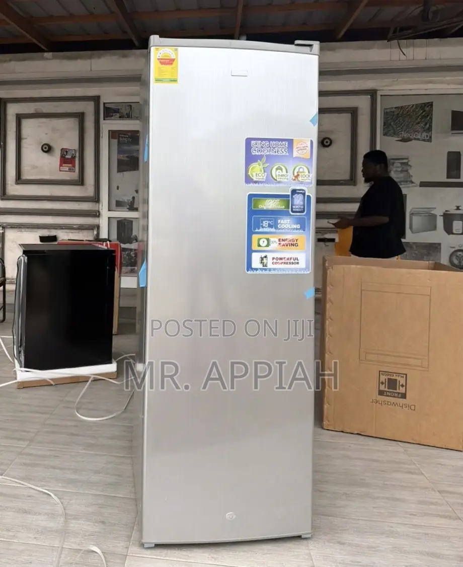 Shop Adorable Nasco Single Door Standing Freezer(242l)Gray 
