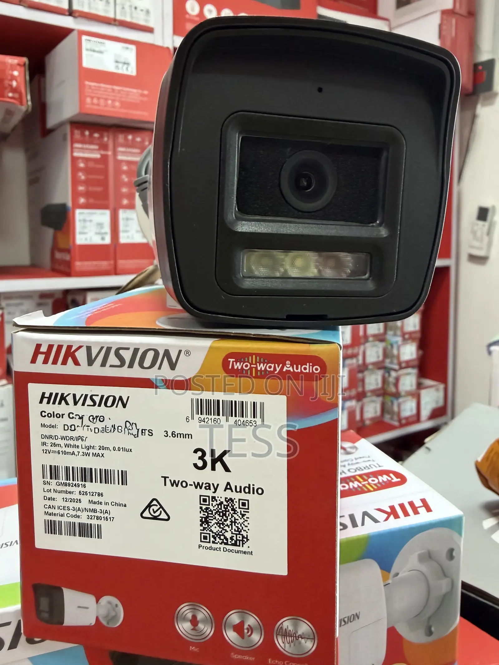 Hikvision /5mp Camera 2 Way Audio Full Color Ds-2ce16k0t-LPTS