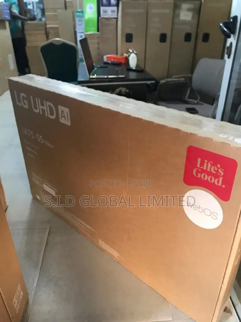 Sleek 55 Inch Lg Ua75 Perfect For Modern Living