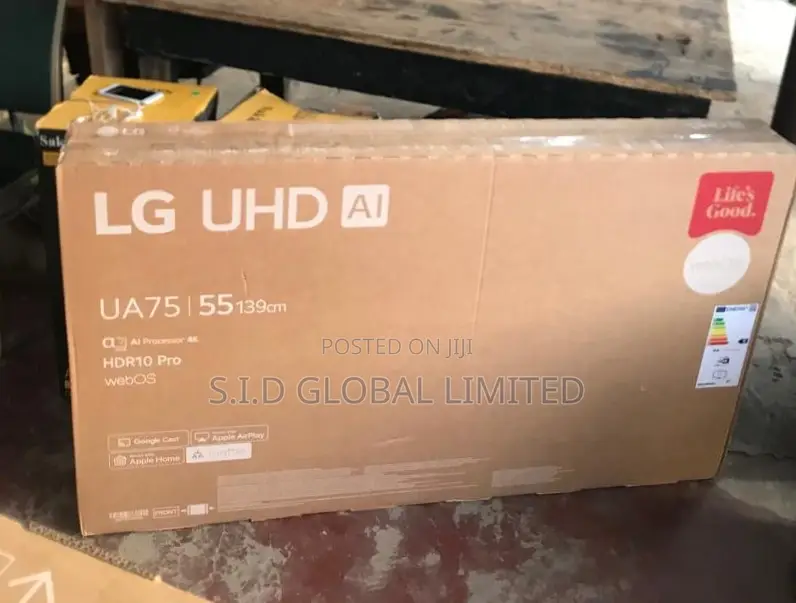 Sleek 55 Inch Lg Ua75 Perfect For Modern Living