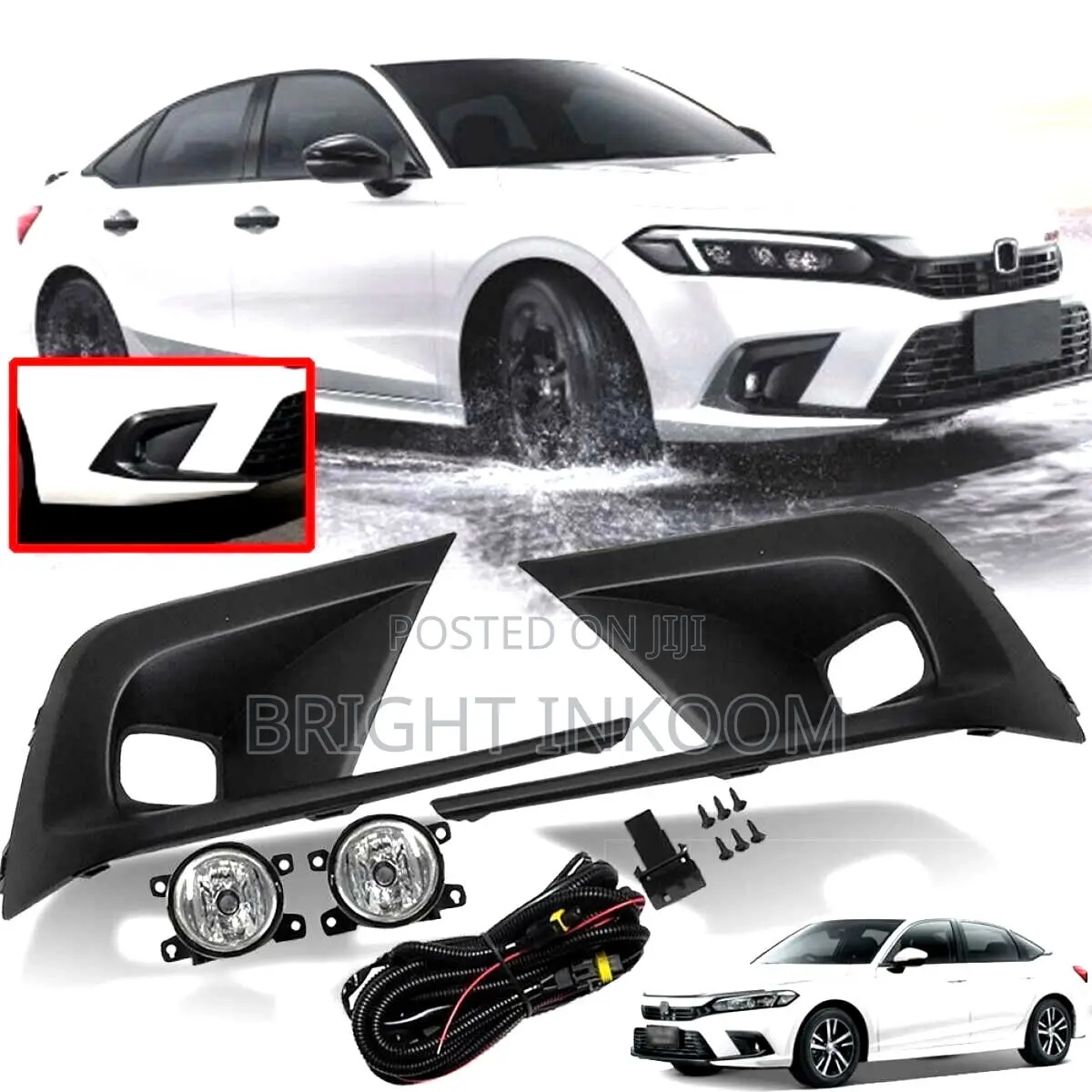 Honda Civic 2022 2023 2024 Fog Lights