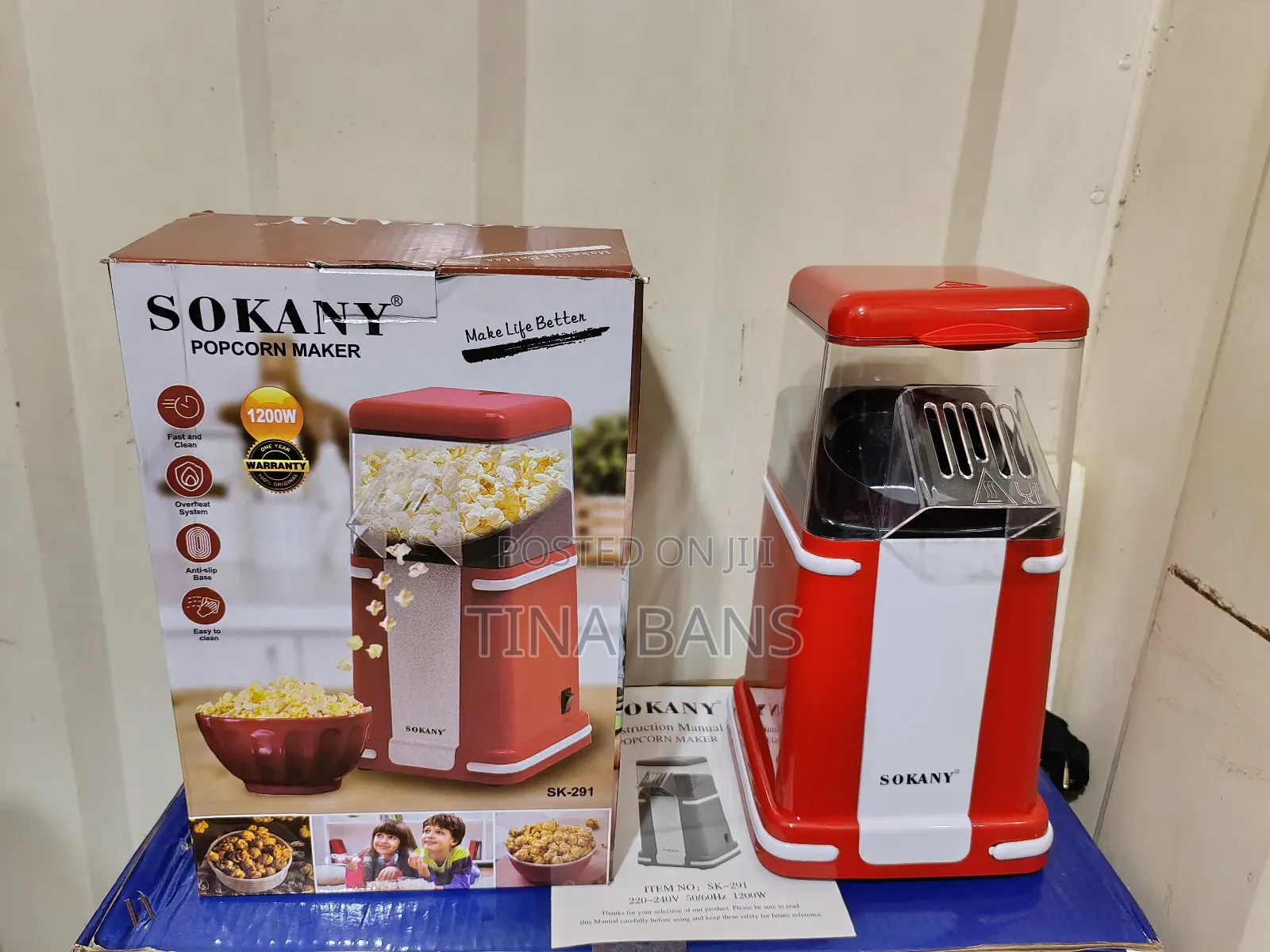 Sokany Mini Popcorn Maker