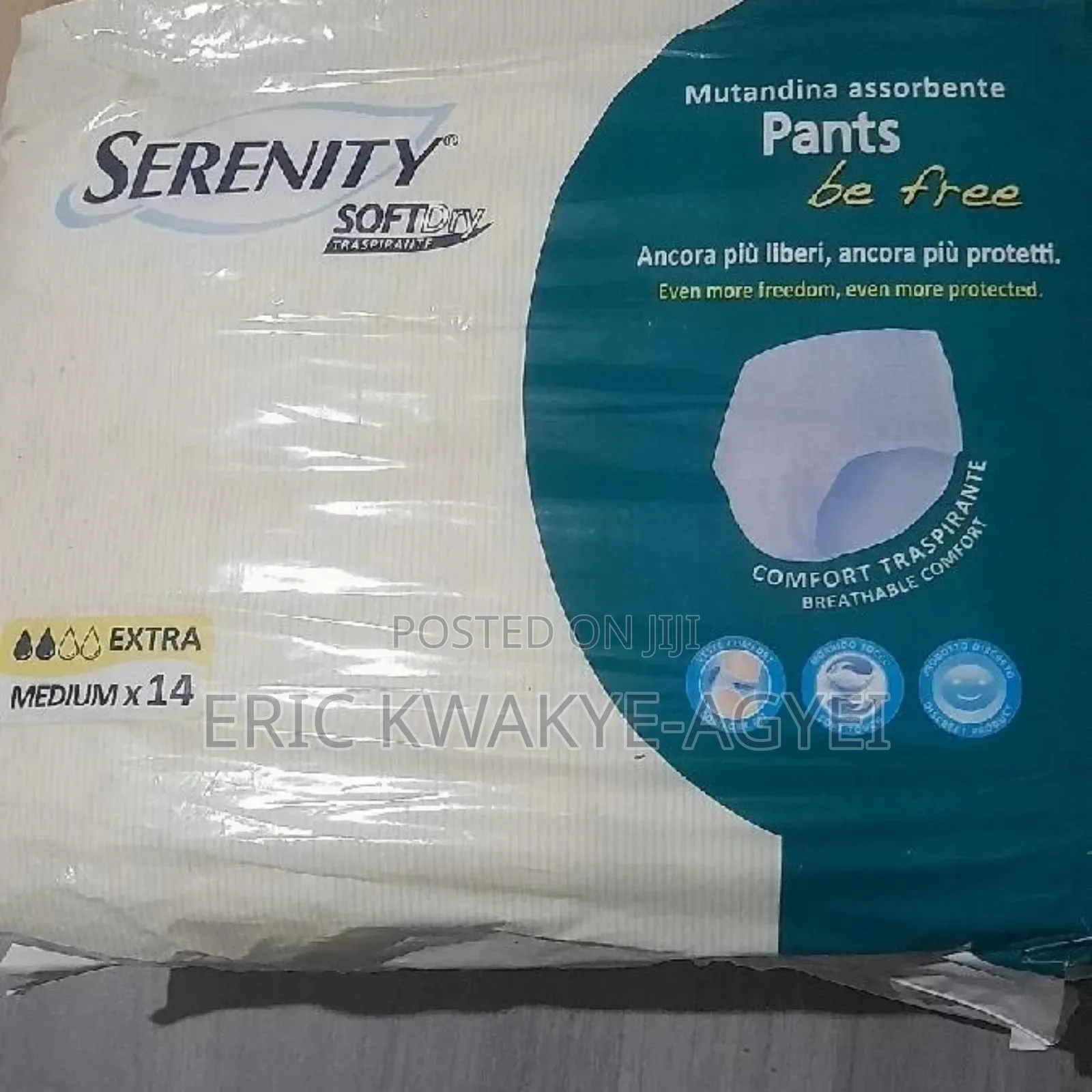 Serenity Soft Dry Pull-up Briefs (Extra) Medium-14's