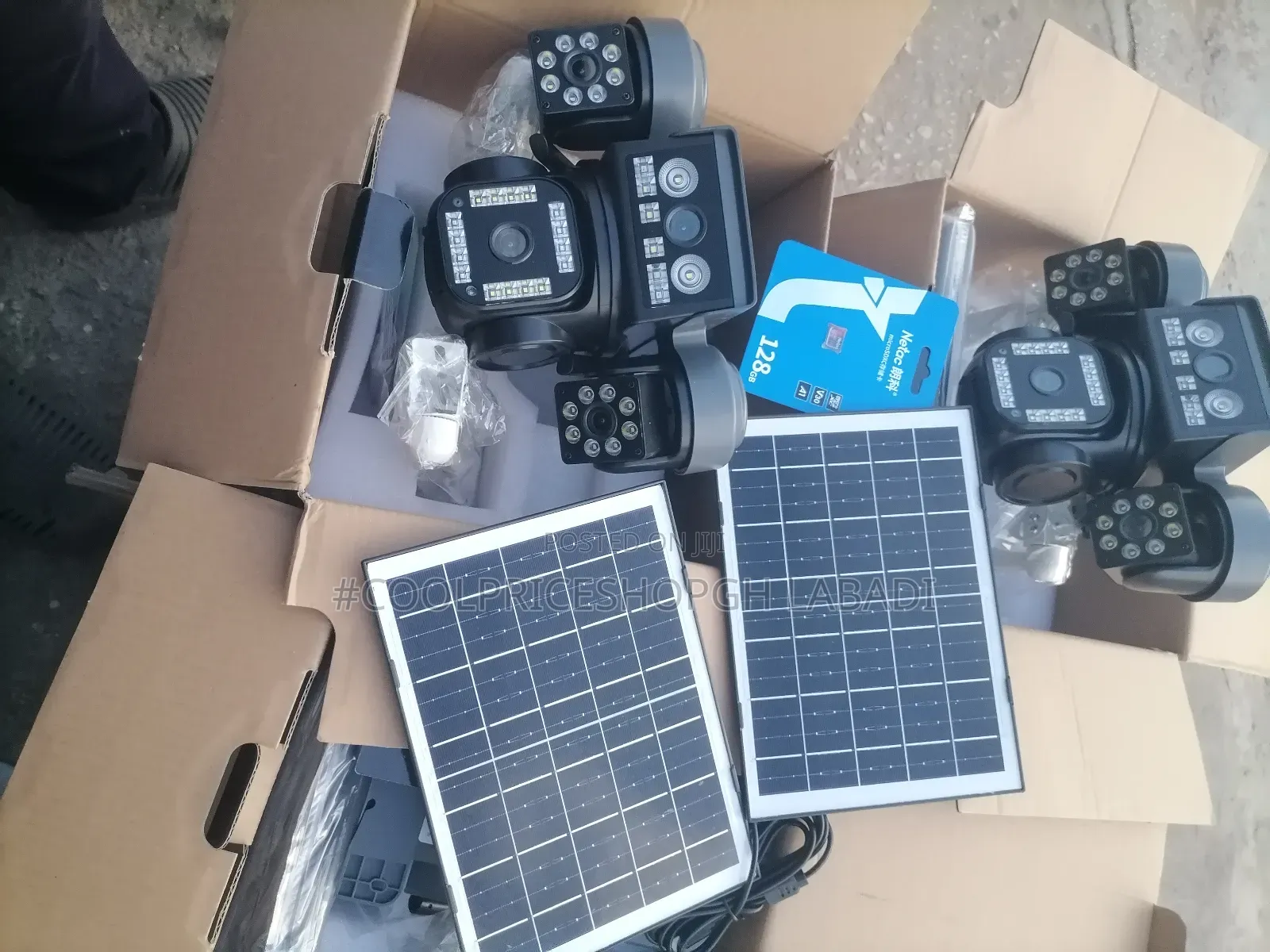 Solar Powered Aov 4 Lens 4g Camera