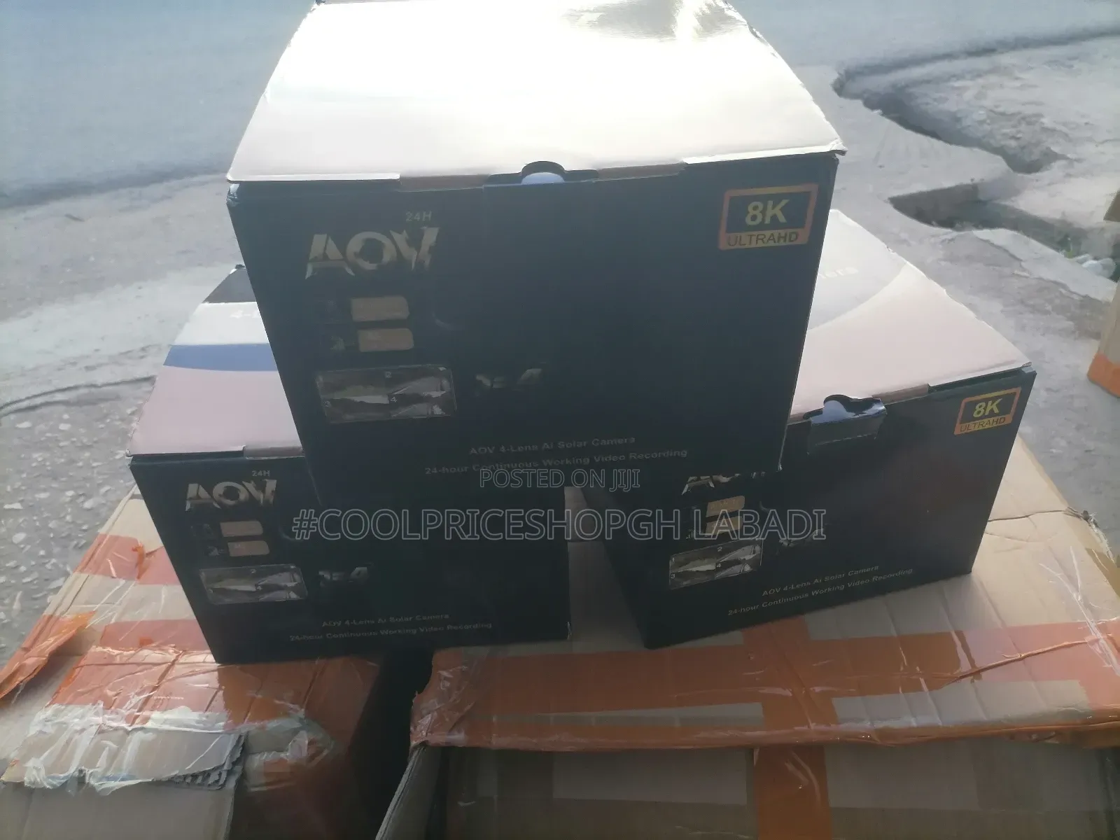 Solar Powered Aov 4 Lens 4g Camera