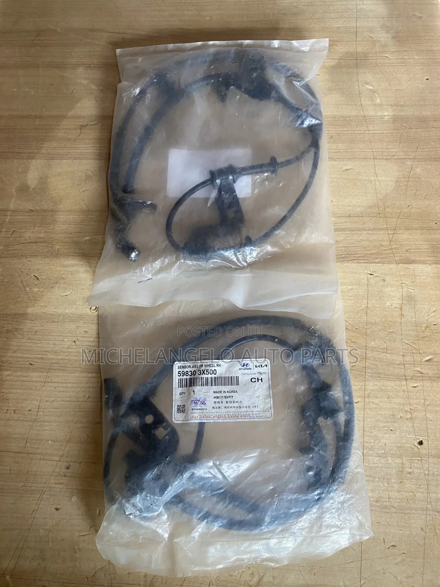 Front Speed Sensor Hyundai Elantra 2011 - 2016 (Pair)
