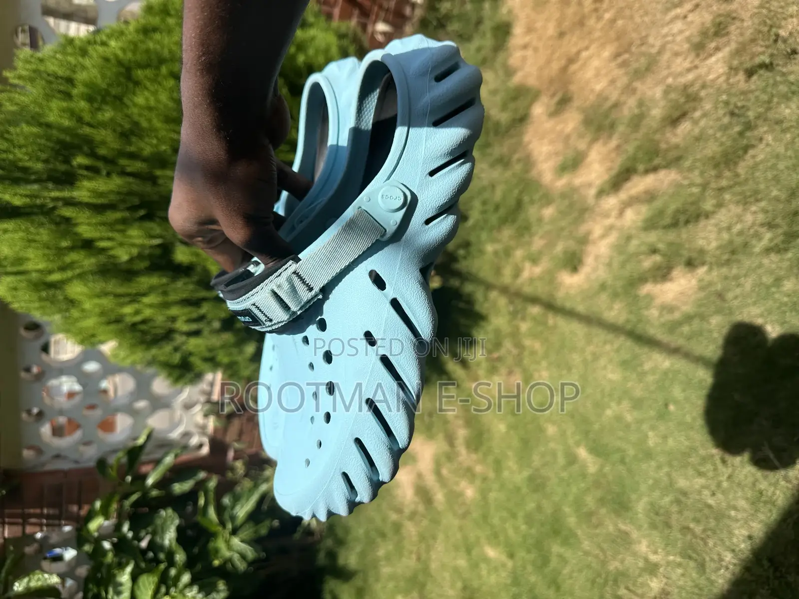Crocs Echo Clog - Arctic Blue Men Unisex Casual Sandals - Clean