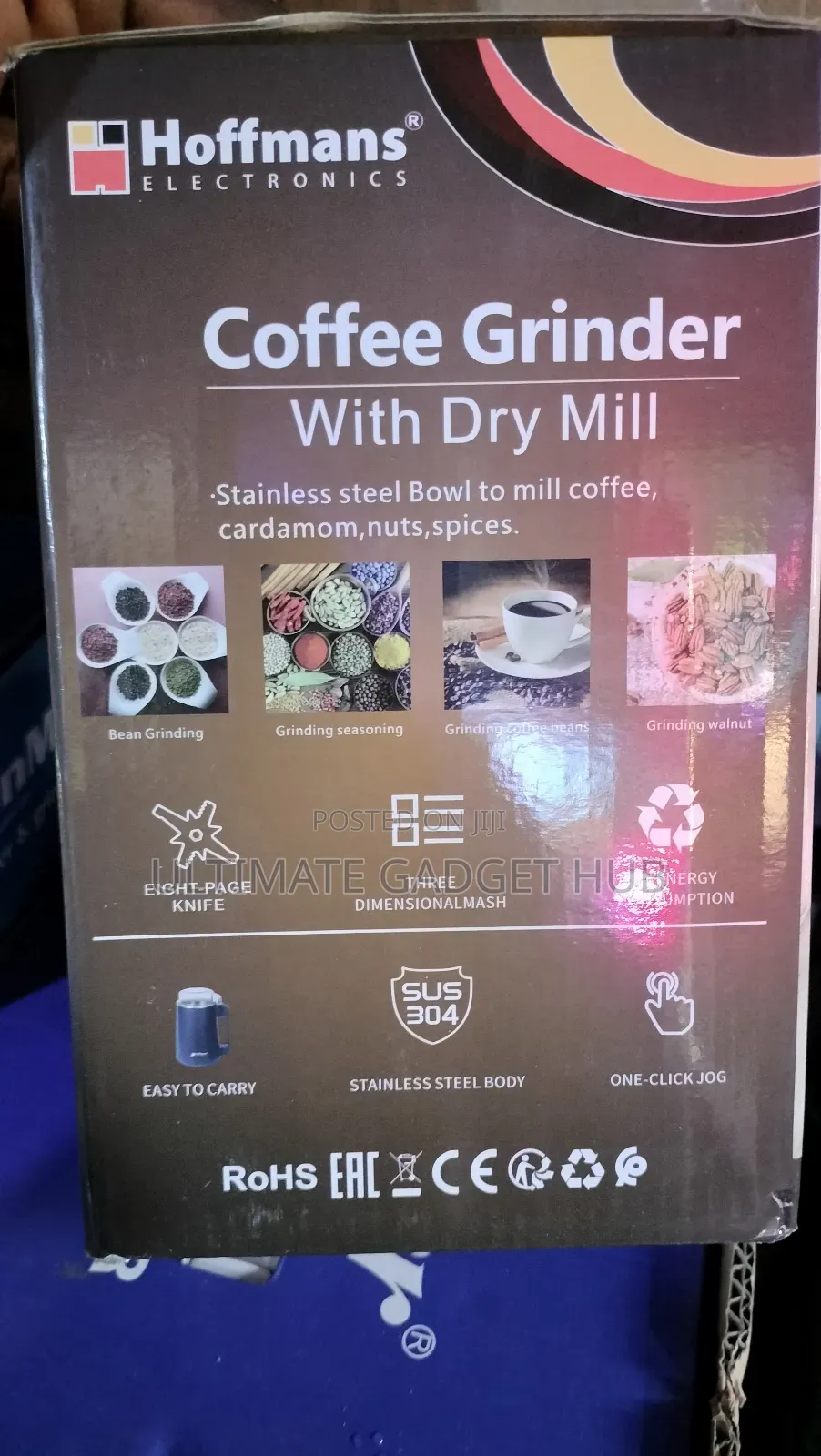 Coffee Grinder With Dry Mill