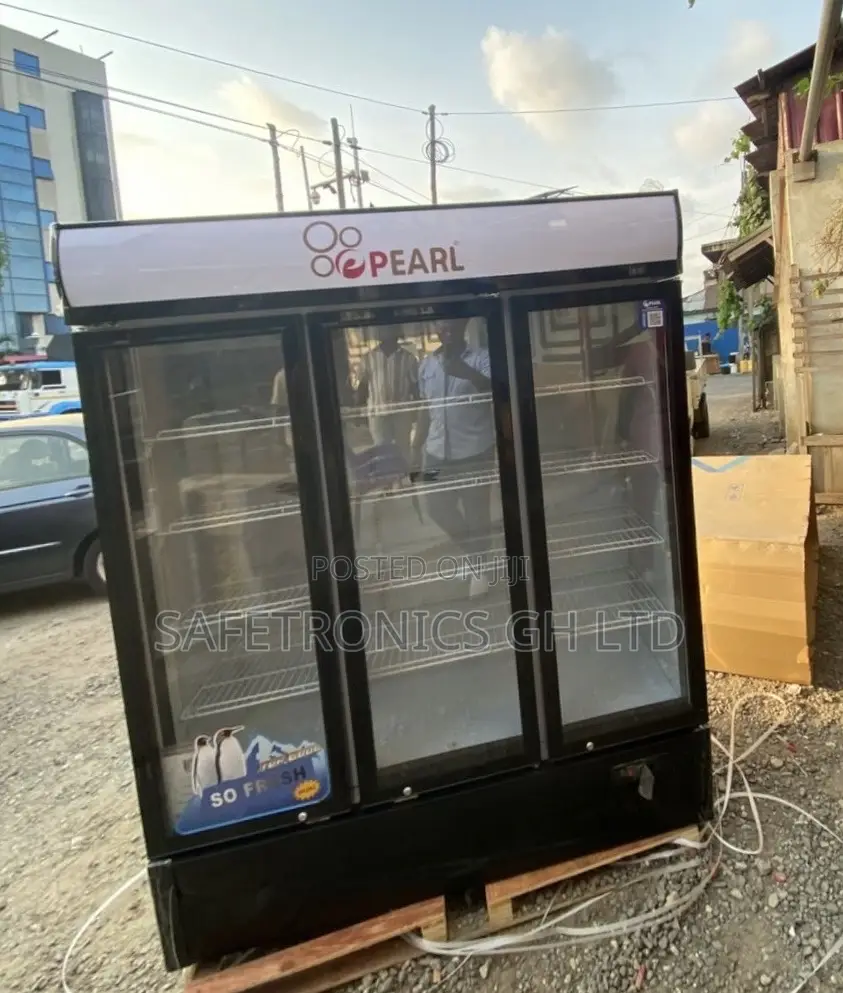 Order Newest Electric Pearl PVC-150 Display 3 Glass Door Fridge