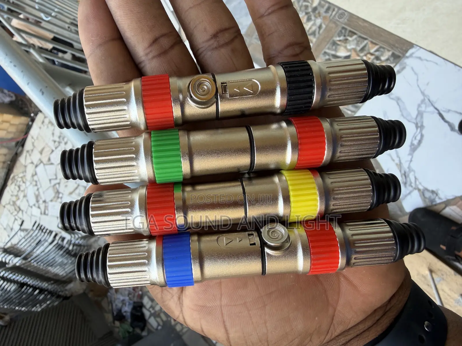 3 Pin Xlr Connector Set [4 Male, 4 Female]