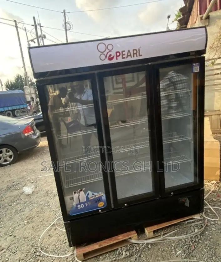 Shop Exclusive New Pearl 3 Glass Door Display PVC-150 Fridge