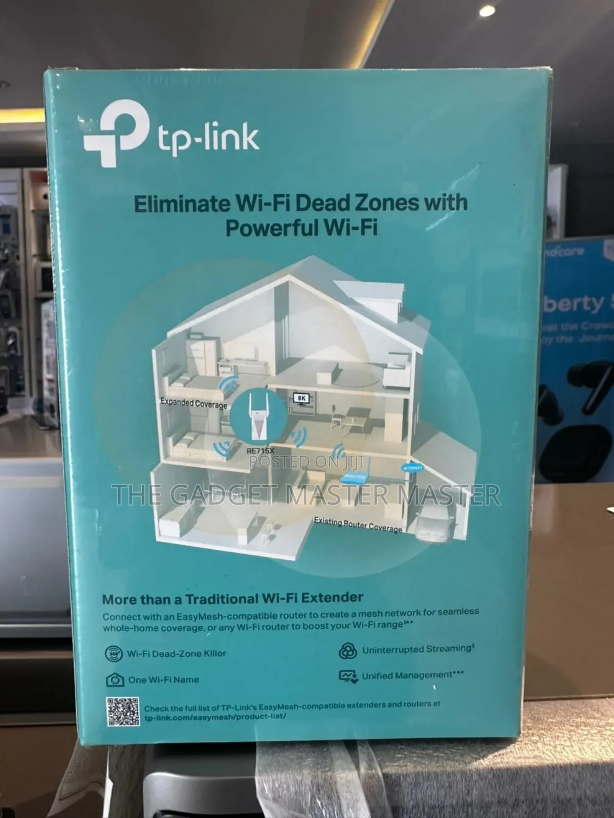 Tp-Link Re715x Ax300 Dual Band Wifi Range Extender