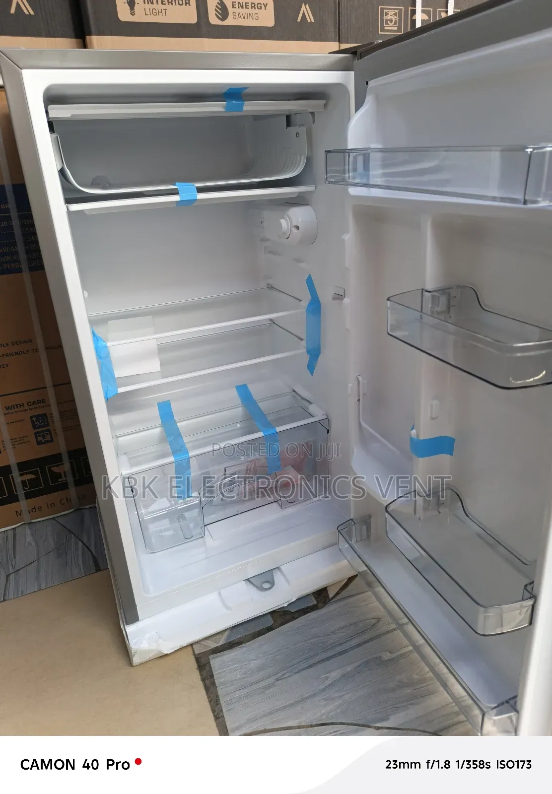 Bruhm 90liters Single Door Table Top Fridge.