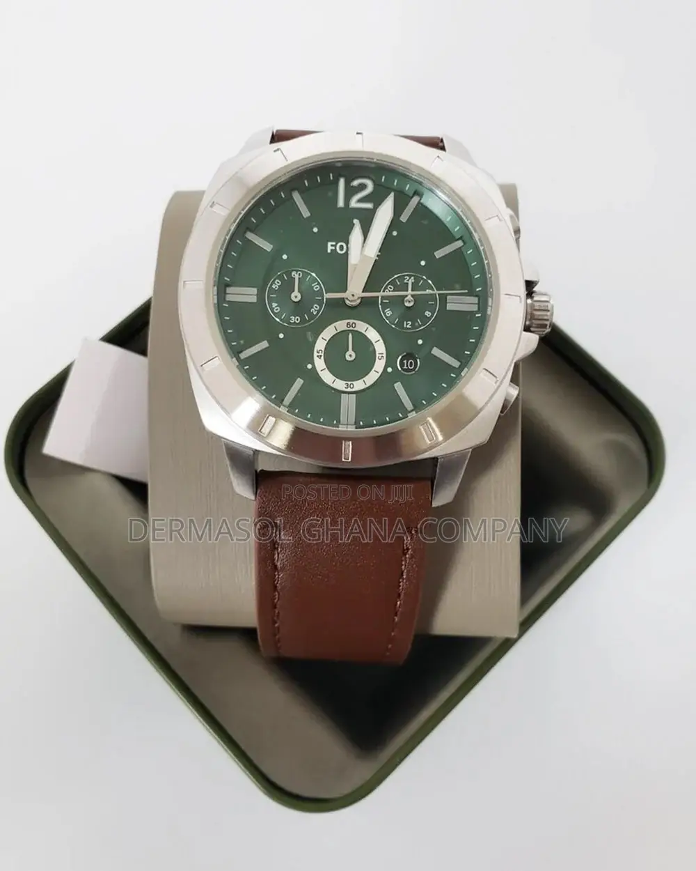 Fossil Privateer Chronograph Brown Leather Watch Bq2821