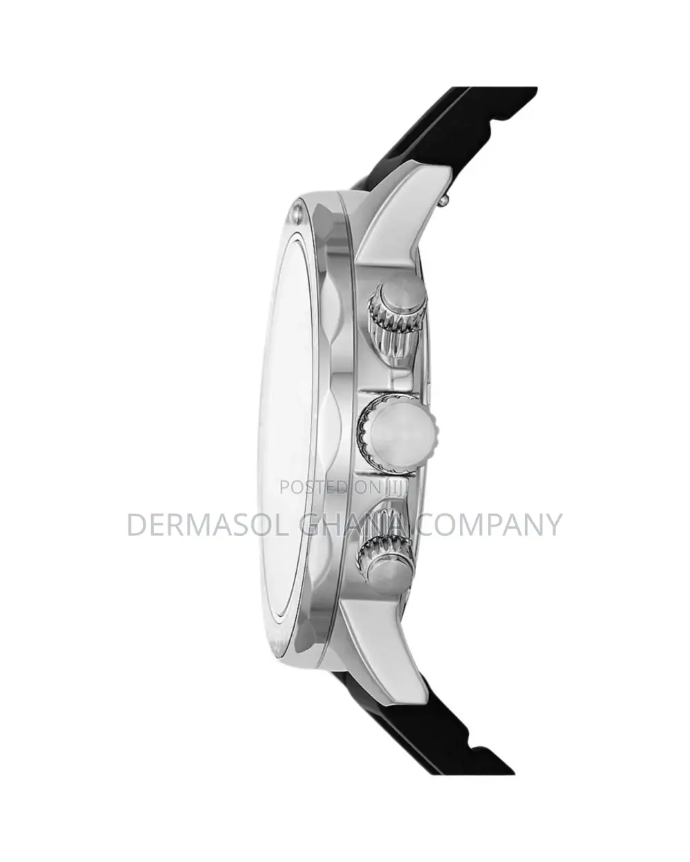 Fossil Bannon Multifunction Black Silicone Watch Bq2494