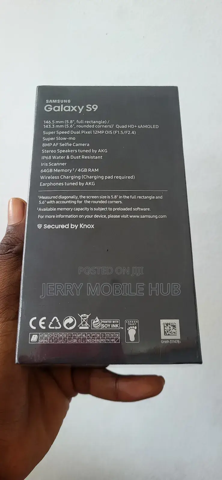 New Samsung Galaxy S9 64 GB Black