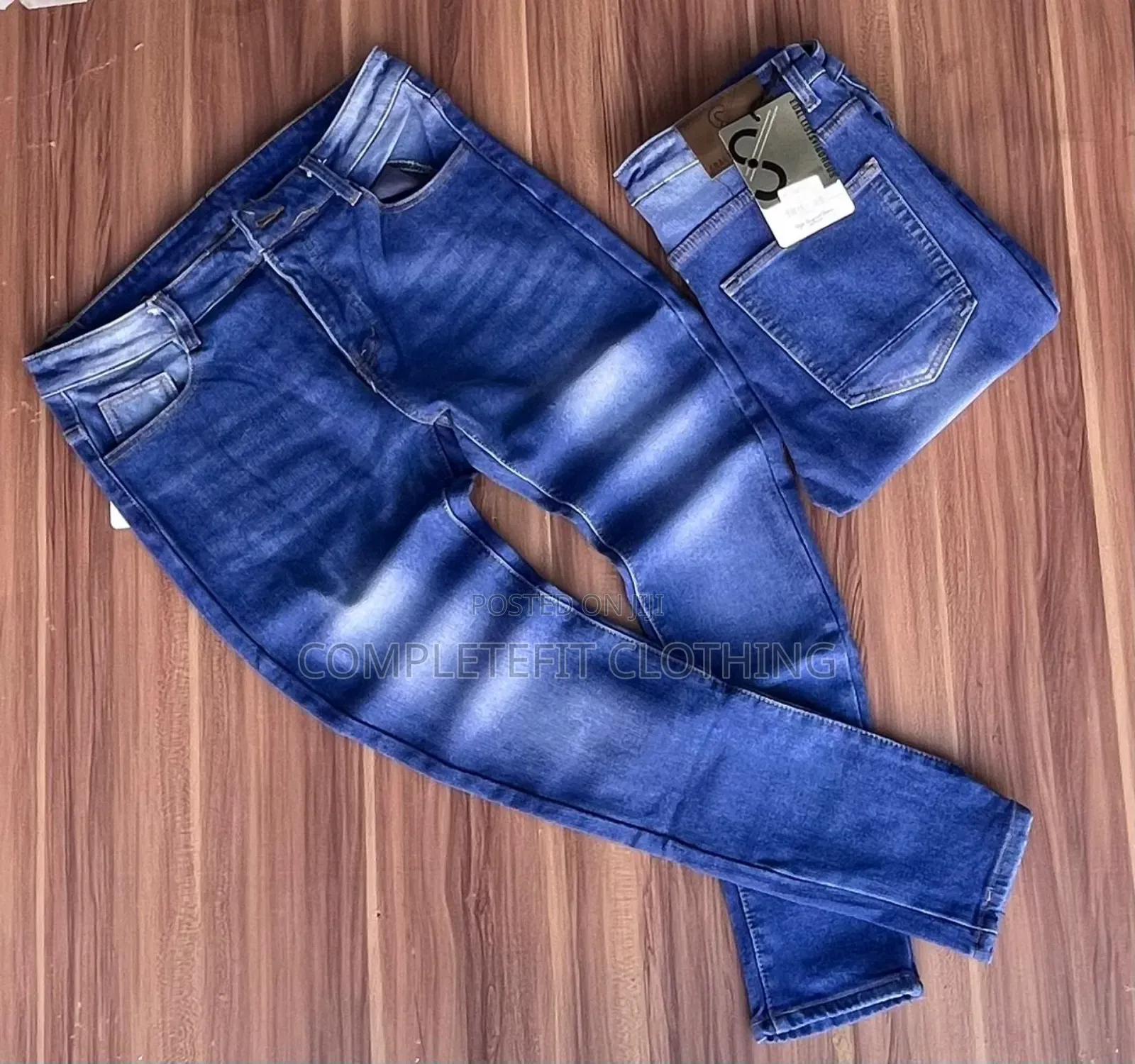 Blue Jeans Available in Sizes**